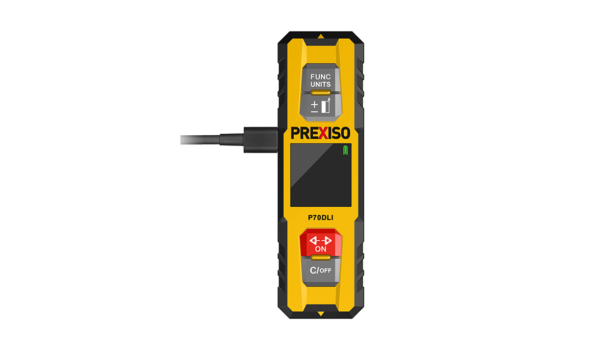 70M 230FT RECHARGEABLE LI-ION BIDIRECTIONAL LASER DISTANCE MEASURE P70DLI, Laser Distance Measure, Measurements Tools